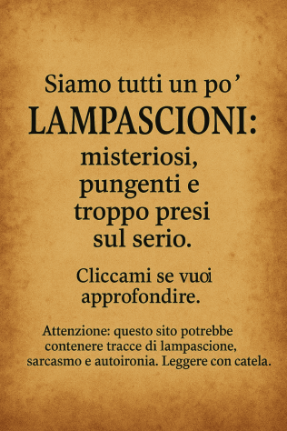 Doverosa precisazione