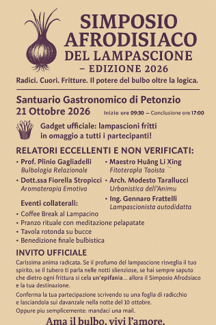 Simposio Afrodisiaco del Lampascione